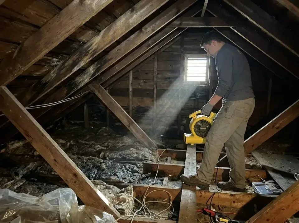attic-water-damage-drying-proc-007 — frequently asked questions, Emergency Water Extraction & 24/7 Flood Response in Whitema…